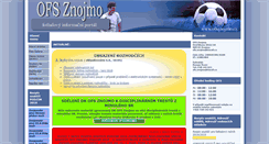 Desktop Screenshot of ofsznojmo.cz