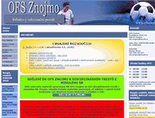 Tablet Screenshot of ofsznojmo.cz
